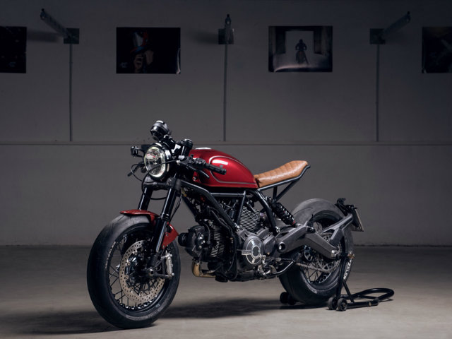 Thế giới xe - Ngắm Ducati Scrambler Sixty 2 độ màu anh đào đẹp mê ly