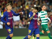 Bóng đá - Messi 9 bàn/5 trận: Báo chí thế giới choáng váng, gọi là &quot;vị Thần&quot; ở Barca