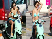 Thế giới xe - Ngôi sao Selena Gomez chạy Vespa đốn tim cánh mày râu