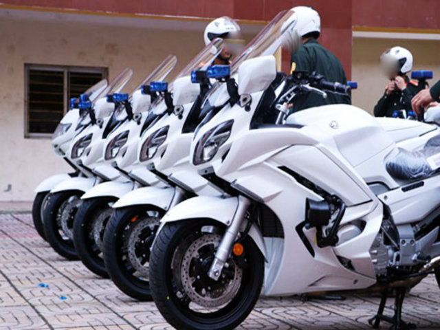 Thế giới xe - Ngắm siêu môtô Yamaha FJR1300P của cảnh sát Việt Nam