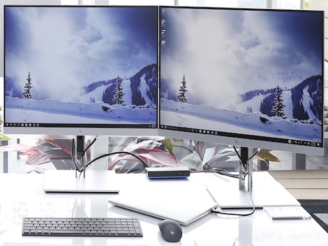 Công nghệ thông tin - Dòng màn hình viền siêu mỏng, trục xoay "tứ phương tám hướng" của HP