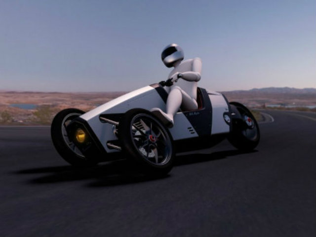 Thế giới xe - Mille Miglia: Môtô điện 3 bánh độc nhất vô nhị