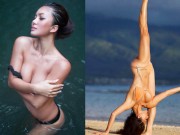 Bí quyết làm đẹp - &quot;Ngây dại&quot; vì đường cong uyển chuyển như sóng của mỹ nữ yoga sexy nhất thế giới