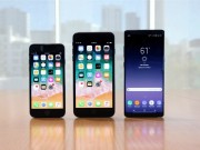 Dế sắp ra lò - iPhone 8 Plus đọ độ bền Galaxy Note 8 trong bài kiểm tra thả rơi