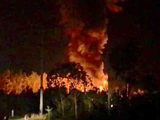 Tin tức trong ngày - Nhiều tiếng nổ như bom ở khu chiết xuất gas, dân hoảng loạn