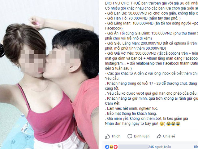 Bạn trẻ - Cuộc sống - Dịch vụ thuê người yêu giá rẻ dịp Trung thu "nóng" mạng xã hội