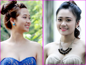 Bạn trẻ - Cuộc sống - Nữ sinh Phương Đông hờ hững vai trần gợi cảm