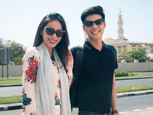 Ca nhạc - MTV - Thủy Tiên, Noo Phước Thịnh thích thú du ngoạn Dubai