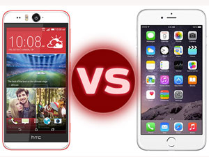 Thời trang Hi-tech - HTC Desire Eye đọ thông số với iPhone 6 và 6 Plus