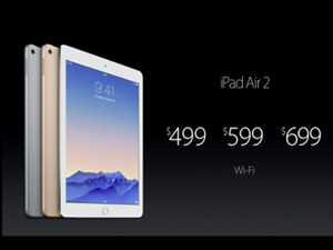 Apple vừa ra mắt iPad Air 2 mỏng nhất thế giới