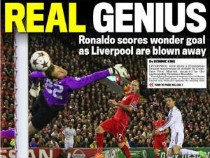 Bóng đá - Báo chí Anh "ngả mũ" trước Ronaldo xuất sắc