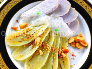 Ẩm thực - Cuối tuần xắn tay làm thử chuối xào dừa khoai sọ