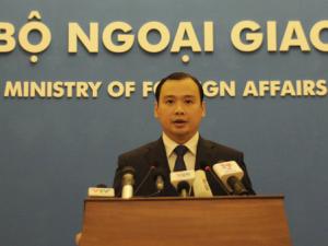 Tin tức trong ngày - Phản đối Trung Quốc cải tạo phi pháp trên bãi Chữ Thập