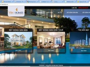 An ninh - Xã hội - Giả mạo website của Vingroup để rao bán nhà