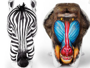 Phi thường - kỳ quặc - Ngỡ ngàng vẻ đẹp động vật trên cơ thể người