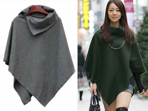 Bí quyết mặc đẹp - Cách may áo choàng không tay chỉ trong "nháy mắt"