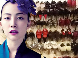 11 bộ sưu tập giày khổng lồ của sao Việt