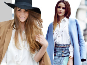 Bí quyết mặc đẹp - Ngày lạnh mặc đẹp cùng sơ mi trắng