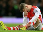 Bóng đá - Arsenal mất Wilshere 3 tháng, HLV Wenger rầu rĩ