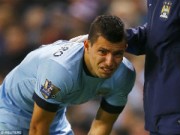 Bóng đá - Rời sân sớm, &quot;thần tài&quot; Aguero bật khóc