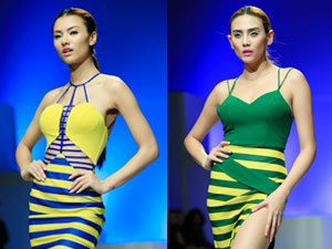 Xu hướng thời trang - Hoàng Yến, Hồng Quế đọ sắc trên sàn catwalk