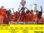 Bóng đá - V-League 2015: Dài nhất và hồi hộp nhất