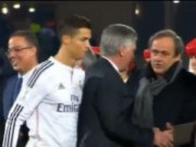 Bóng đá - Hận thù cũ, Ronaldo không bắt tay Platini