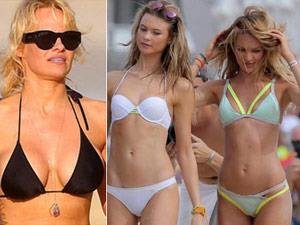 Bí quyết mặc đẹp - Người đẹp Hollywood gợi cảm mặc đồ bơi đi “trốn rét“