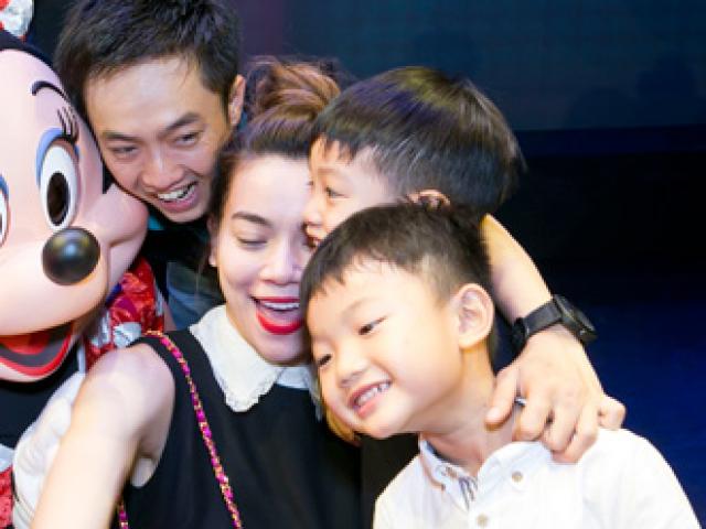 Người mẫu - Hoa hậu - Quốc Cường hạnh phúc bên Hồ Ngọc Hà và con trai