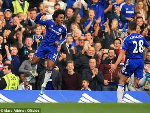 Bóng đá - Willian lại lập siêu phẩm đá phạt
