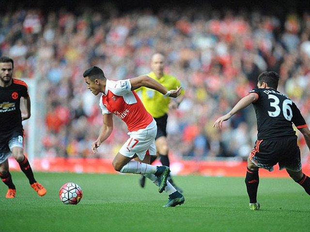 Bóng đá Ngoại hạng Anh - Chi tiết Arsenal - MU: Nỗ lực trong vô vọng (KT)