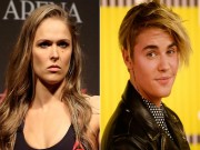 Thể thao - Rousey cạch mặt &quot;hoàng tử nhạc Pop&quot; Justin Bieber