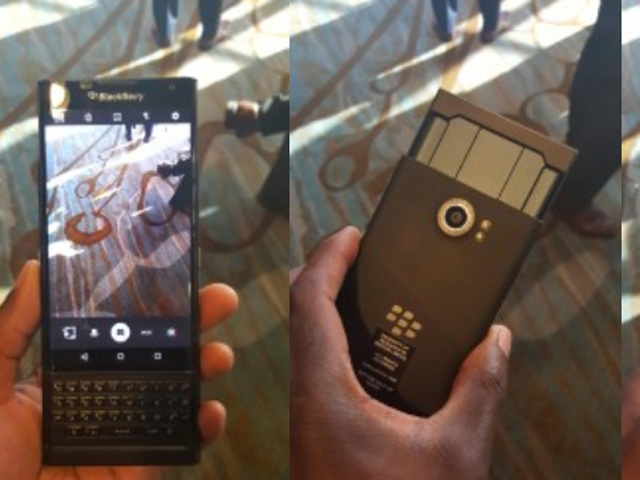 Điện thoại - Trên tay BlackBerry Priv bị rò rỉ