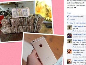 Bạn trẻ - Cuộc sống - Người vợ trẻ tiết kiệm tiền lẻ mua iPhone 6 Plus tặng chồng