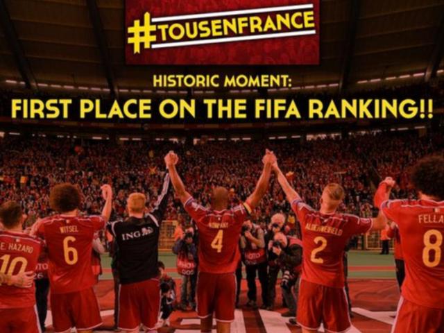 Các giải bóng đá khác - Bỉ vượt mặt Argentina, Đức lên số 1 thế giới