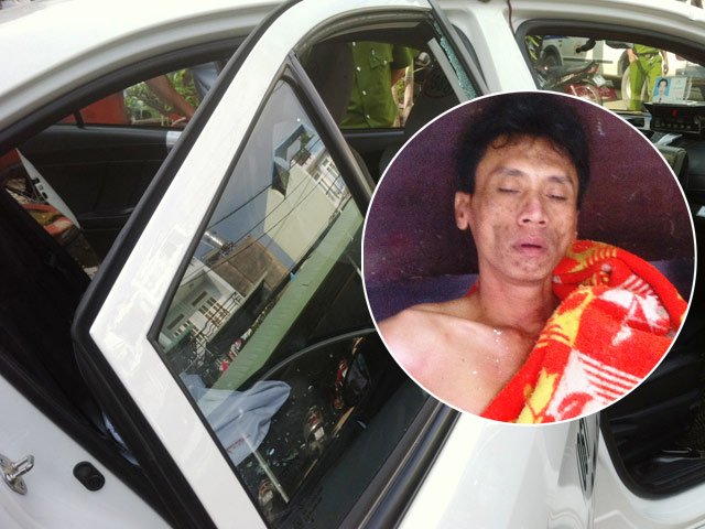 Pháp luật - "Ngáo đá" khống chế tài xế, châm lửa đốt taxi