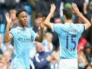 Bóng đá - Sterling lập hattrick: Thay Silva, ghi bàn như Aguero