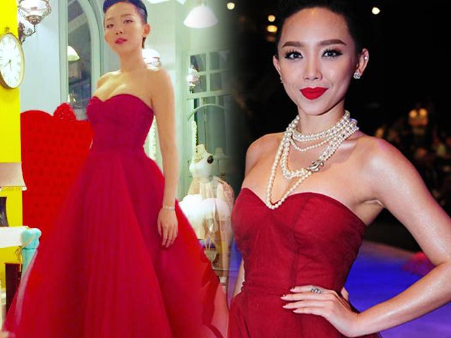 Bí quyết mặc đẹp - Váy hot nhất tuần: Đầm cúp ngực 150m vải của Tóc Tiên