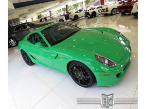 Ô tô - Xe máy - Ferrari 599 GTB Fiorano 2007 độc đáo với màu sắc lạ