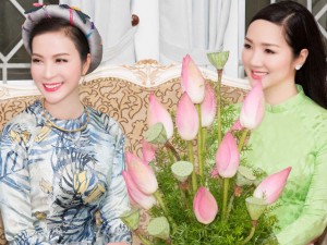 Bí quyết mặc đẹp - Giáng My mở tiệc tại nhà riêng mừng ngày 20.10