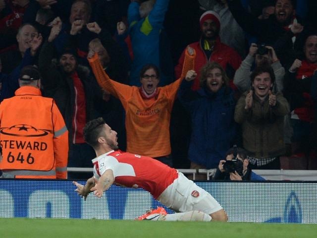 Cup C1 - Champions League - Giroud thừa nhận ghi bàn bằng "bàn tay định mệnh"