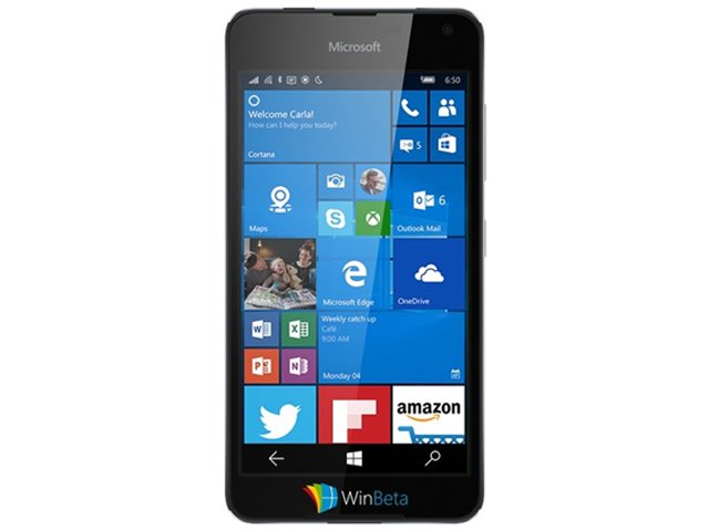Điện thoại giá rẻ Microsoft Lumia 650 lộ ảnh
