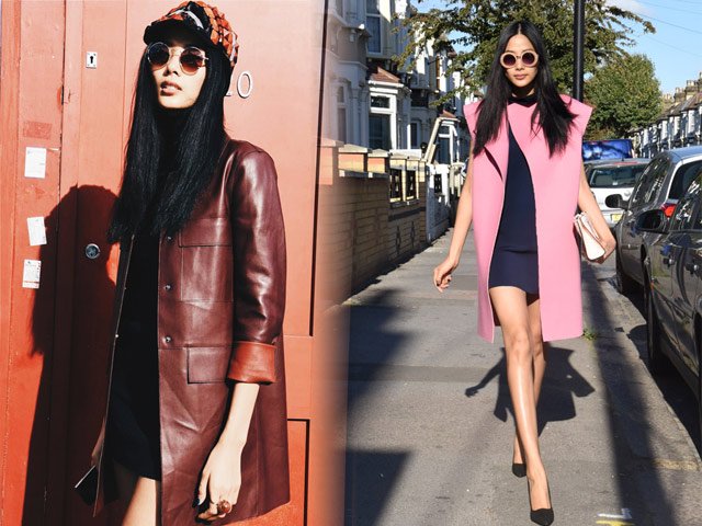 Bí quyết mặc đẹp - Hoàng Thùy mặc cực "chất" trên phố London