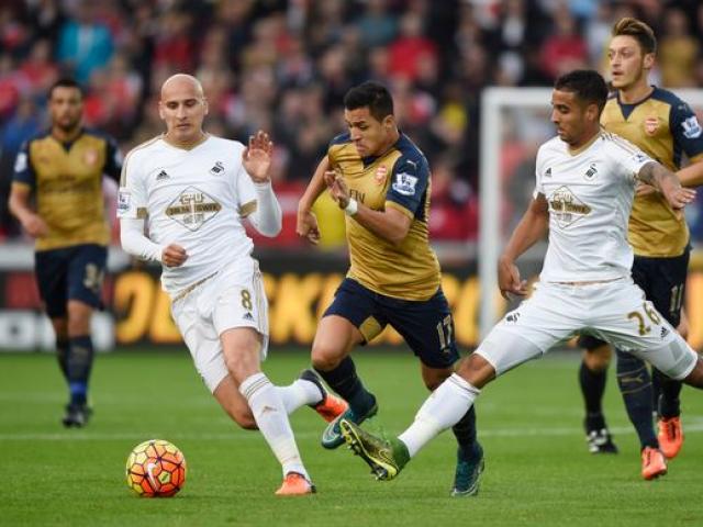 Bóng đá - Swansea – Arsenal: Hiệp 2 "tan nát"