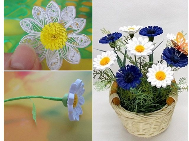 Bạn trẻ - Cuộc sống - Tự tay làm cúc họa mi trang trí cho mùa thu