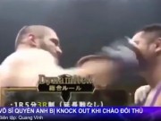 Thể thao - Boxing: Bị đấm nằm sàn vì cả gan hôn đối thủ