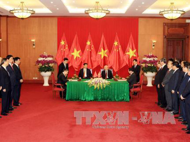 Việt - Trung ký kết nhiều văn bản, thỏa thuận hợp tác