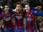 Bóng đá - Suarez - Neymar thăng hoa và mối lo mang tên Messi