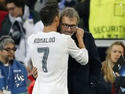 Bóng đá Pháp - Ronaldo nói với HLV Blanc của PSG: ‘Tôi thích làm việc cùng ông’