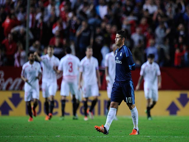 Bóng đá - Chi tiết Sevilla - Real Madrid: James ghi bàn an ủi (KT)